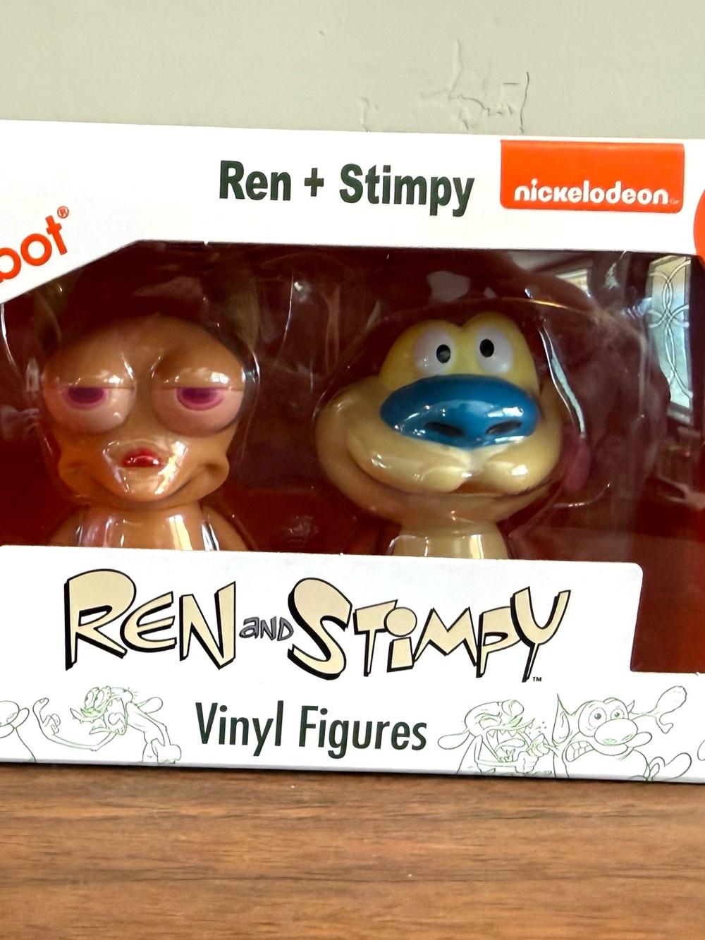 Nickelodeon Ren & Stimpy 2 pack Vinyl Figures Kidrobot